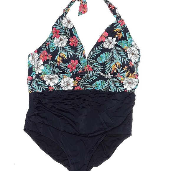 Tropical One Piece Swimsuit - Picture 1 of 2